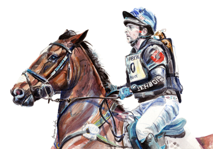 Ben Hobday Badminton 2016 Print