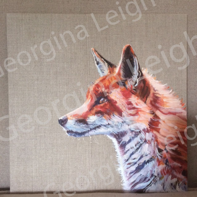 Original Oil Painting of 'Fox'