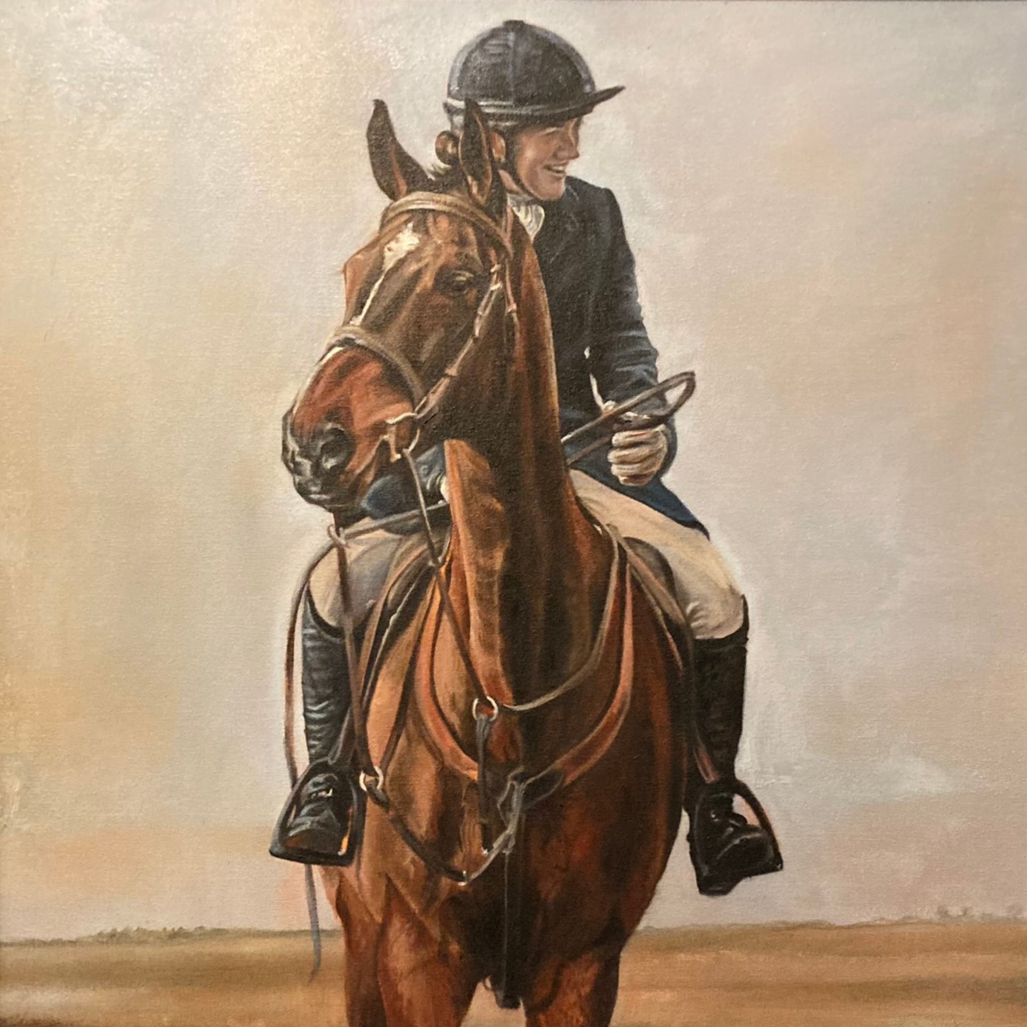 A4 Horse Portrait Painting