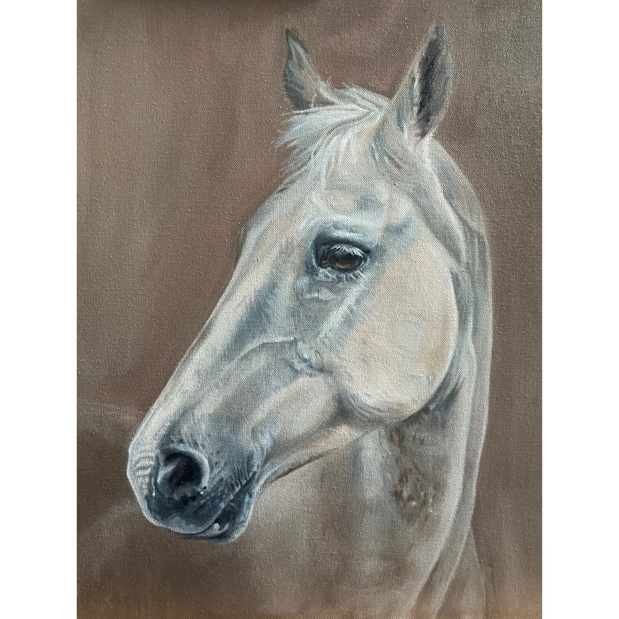 A4 Horse Portrait Painting