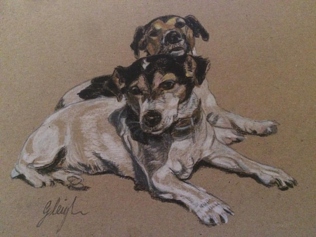 A4 Pastel Dog Portrait