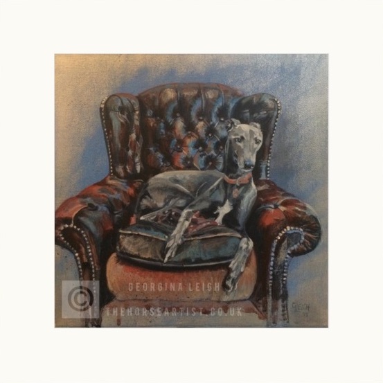 Lounging Lurchers II (Print)